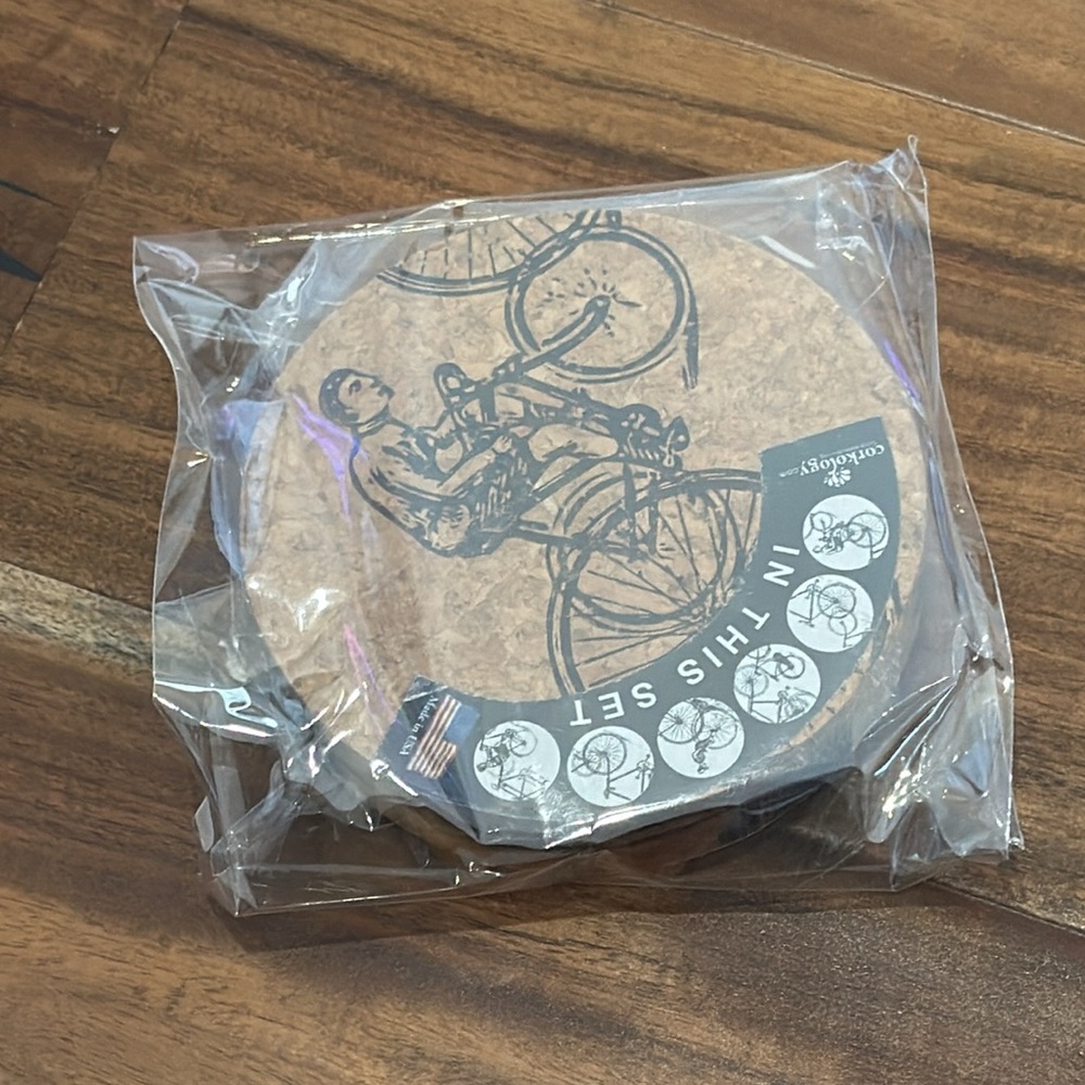 NEW Coasters Bicycle Bike Cycling Novelty Gift Party Favors Birthday